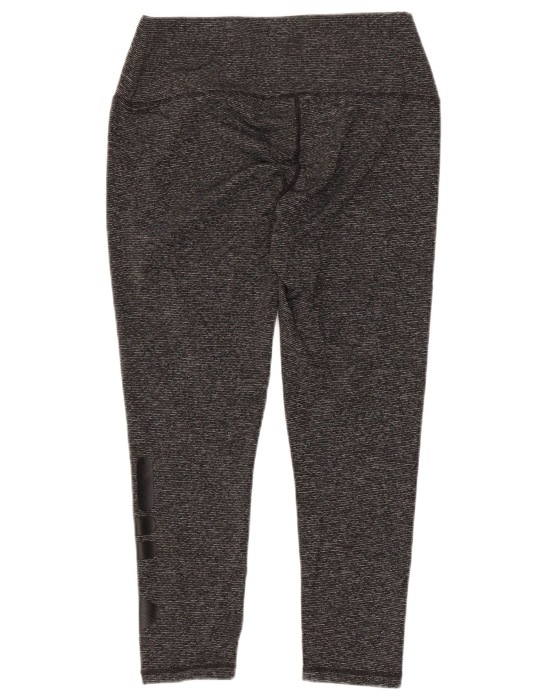 FILA Kvinders Grafiske Capri Leggings UK 10 Small Grey Pinstripe Polyester