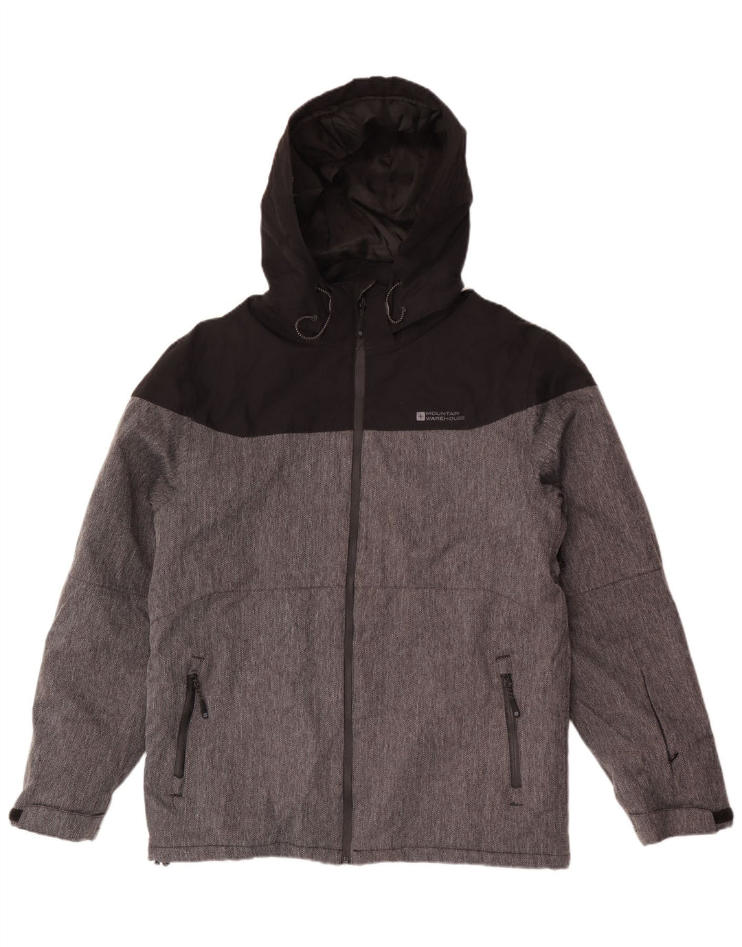 Mountain Warehouse Herre Windbreaker Jacket UK 38 Medium Grey Colourblock