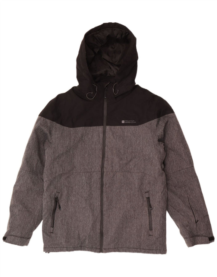 Mountain Warehouse Herre Windbreaker Jacket UK 38 Medium Grey Colourblock