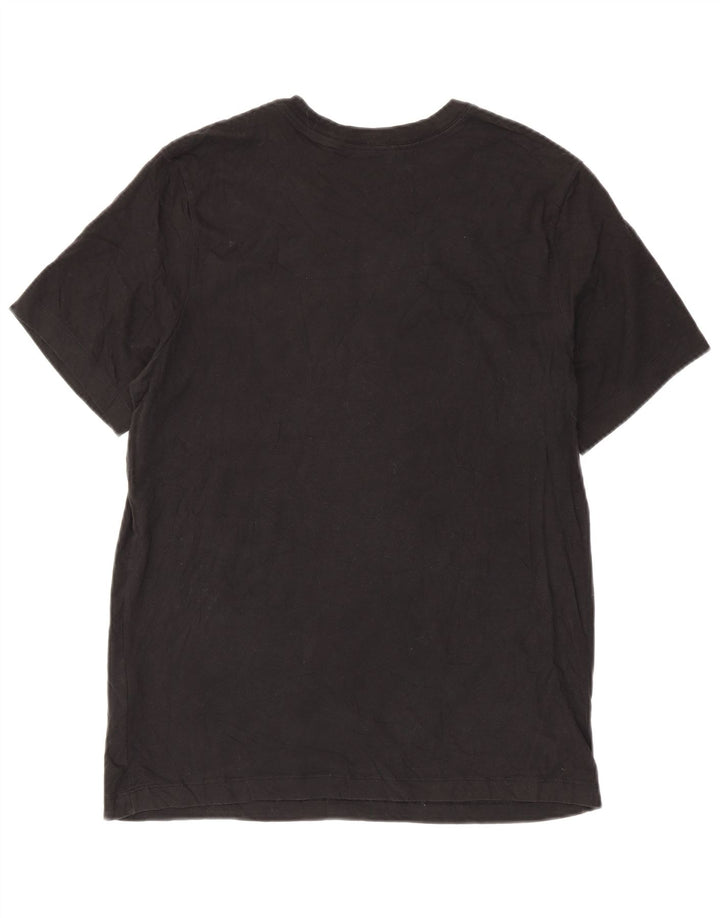 Nike Herre grafisk T-shirt Top Medium Sort Bomuld