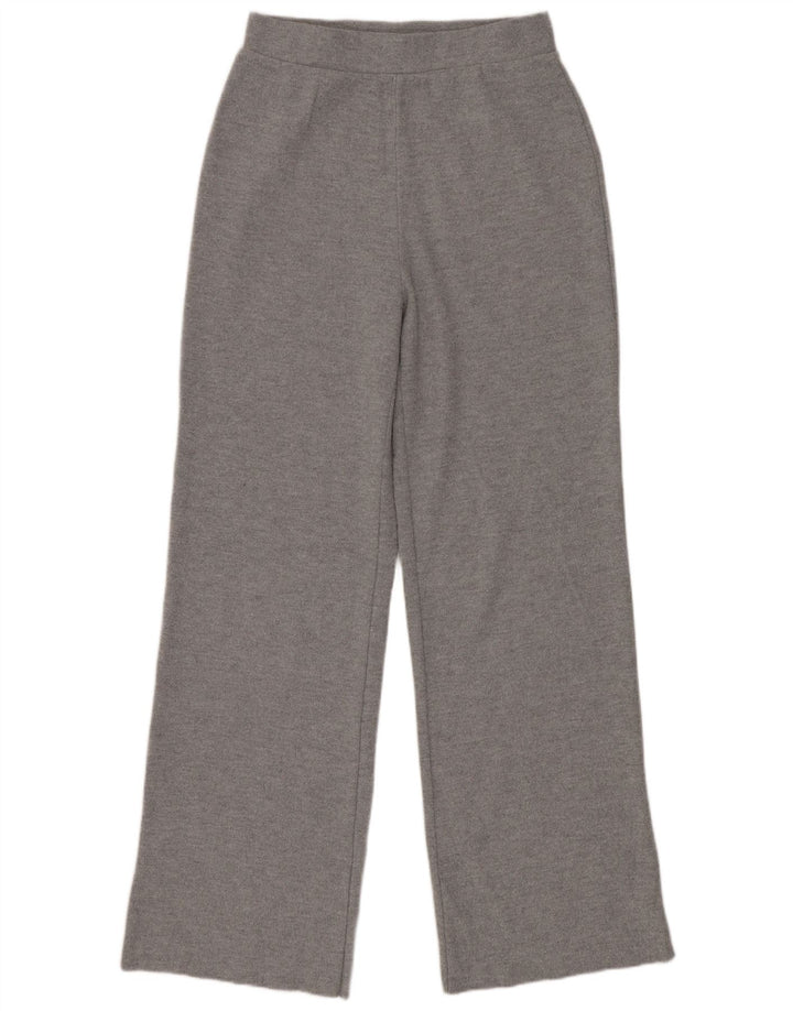 Zara Træningsdragtsbukser til kvinder UK 8 Small Grå Polyester