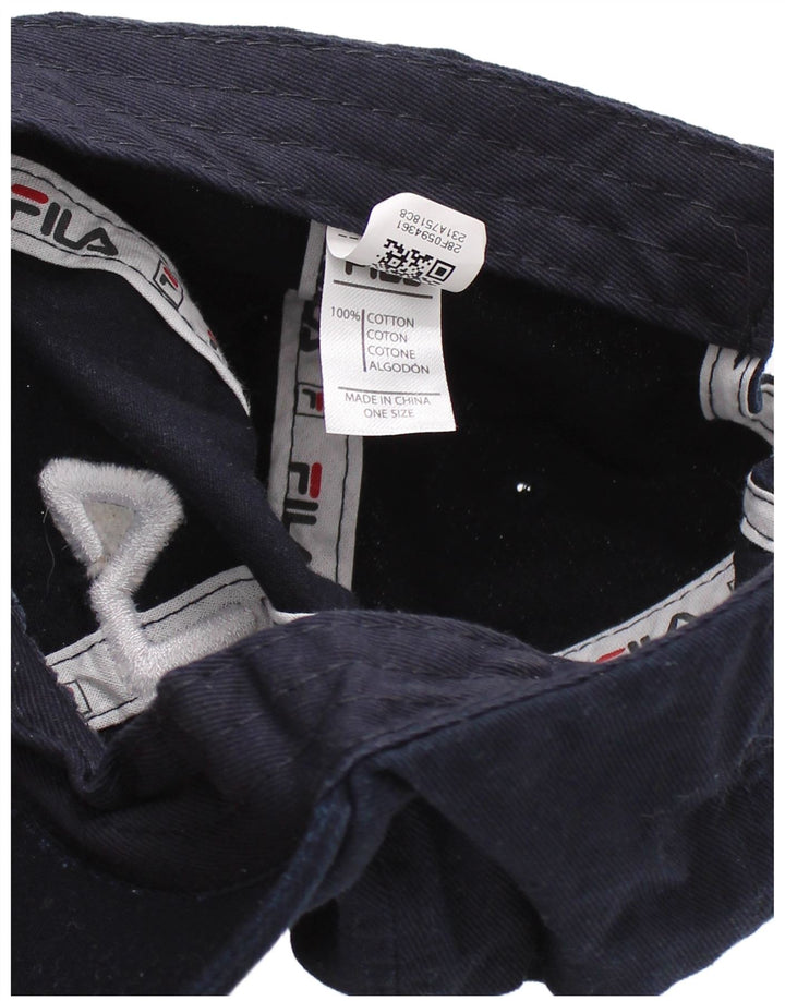 Fila Herre grafisk baseballkasket One Size marineblå bomuld