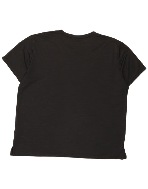 Nike Herre Dri Fit T-shirt Top XL Sort Flecked Polyester