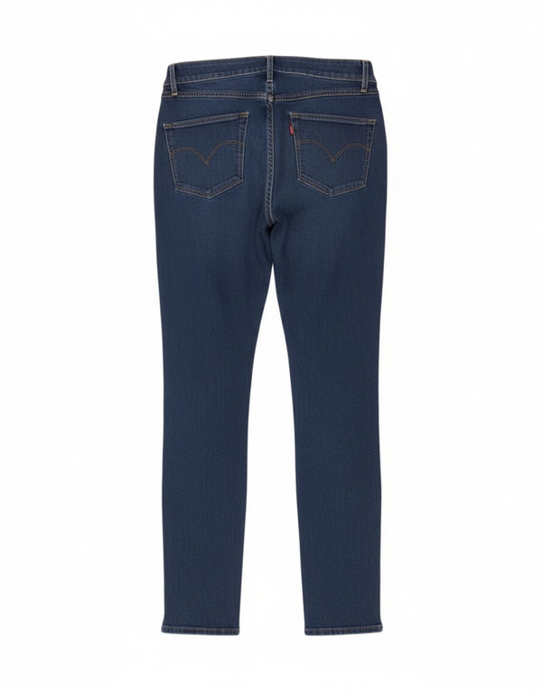 Levi's Dame Mid Rise Skinny Jeans W29 L32 Blå