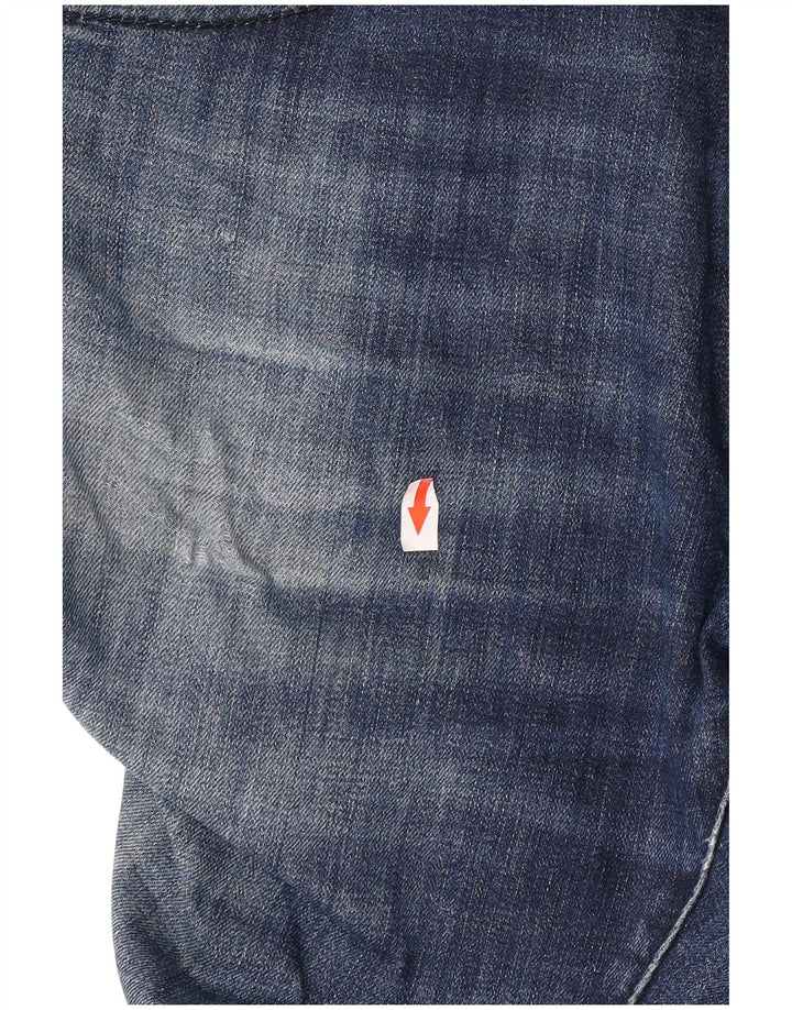 Hugo Boss almindelige lige jeans til kvinder W36 L32 blå bomuld