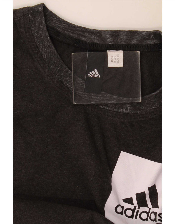 Adidas Herre T-Shirt Top Medium Sort