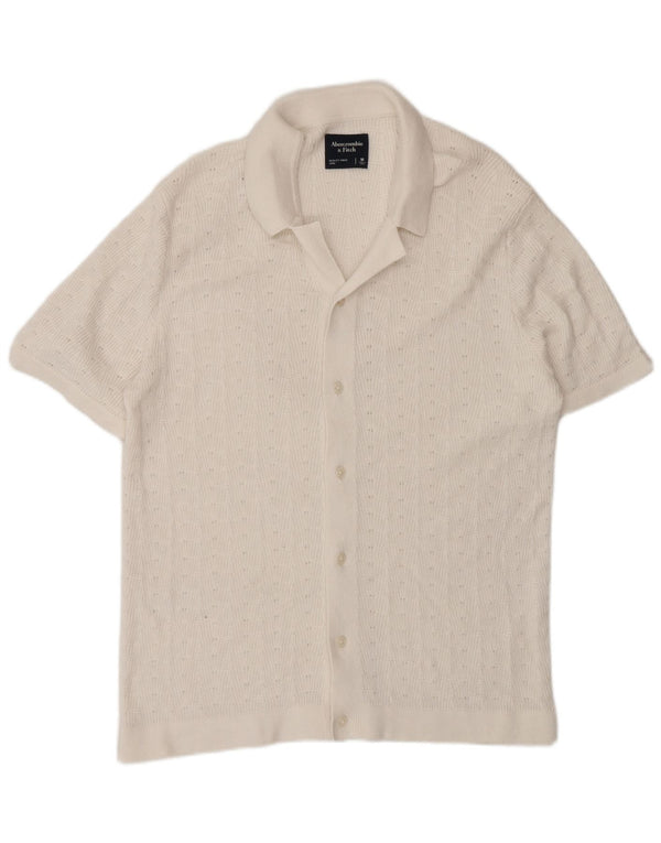 Abercrombie & Fitch Kortærmet Herreskjorte Medium White