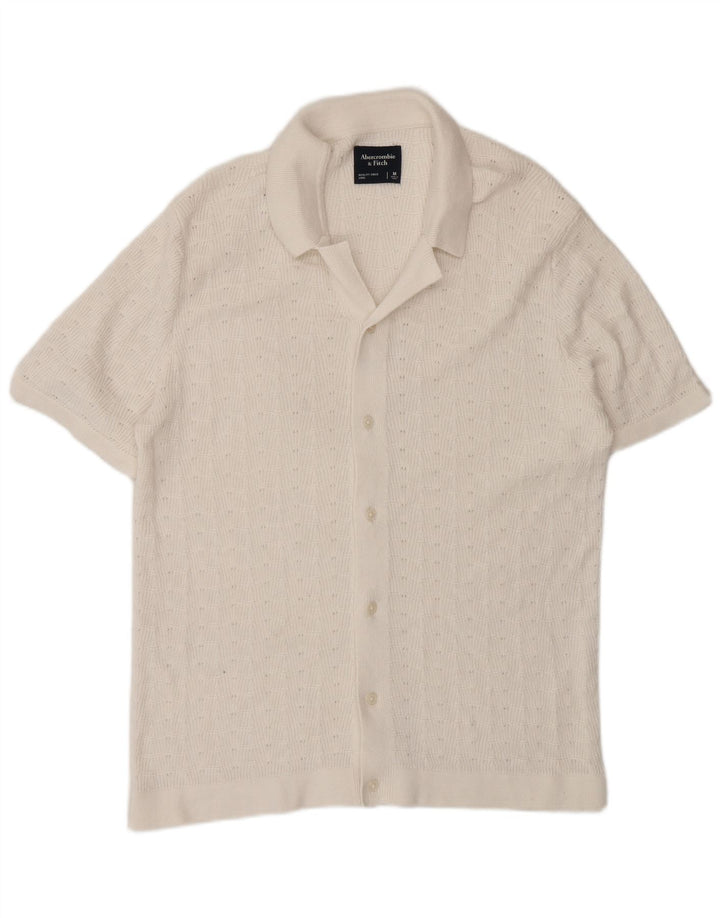Abercrombie & Fitch Kortærmet Herreskjorte Medium White