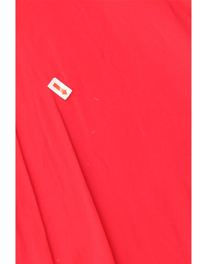 Ted Baker Dame Ærmeløs A-Line Kjole Størrelse 4 Large Red Silk