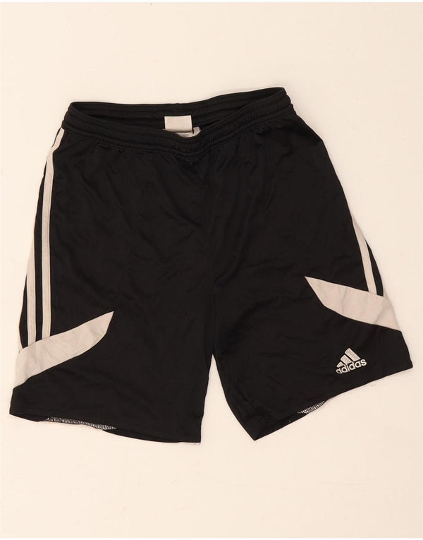 Adidas Boys Climalite Sportshorts 11-12 år Stor sort farveblok