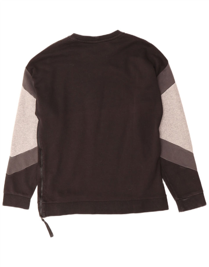 Nike Herre grafisk sweatshirt Jumper Medium Sort Colourblock