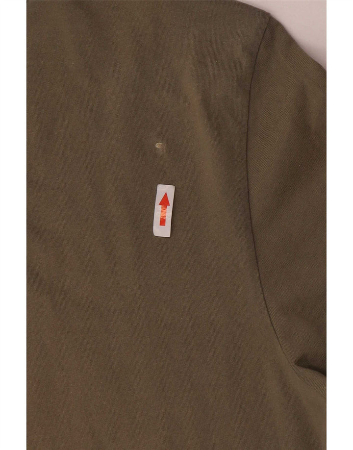 Adidas grafisk t-shirt til mænd, medium Khaki Bomuld