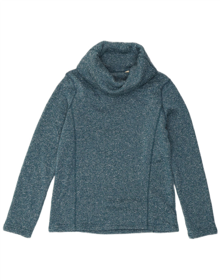 Mountain Warehouse Dame Rullehals sweater UK 8 Small Green Flecked