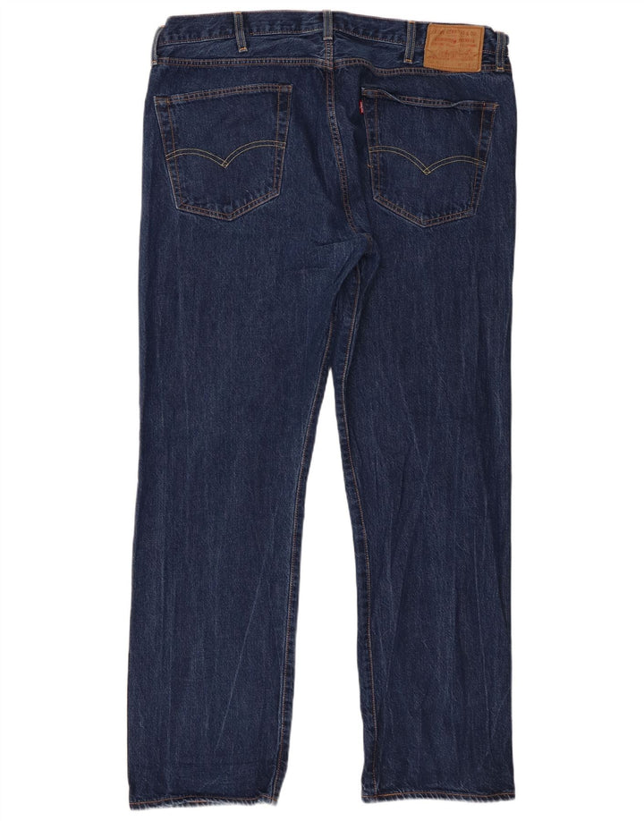 Levi's Herre 501 lige jeans W40 L32 blå bomuld