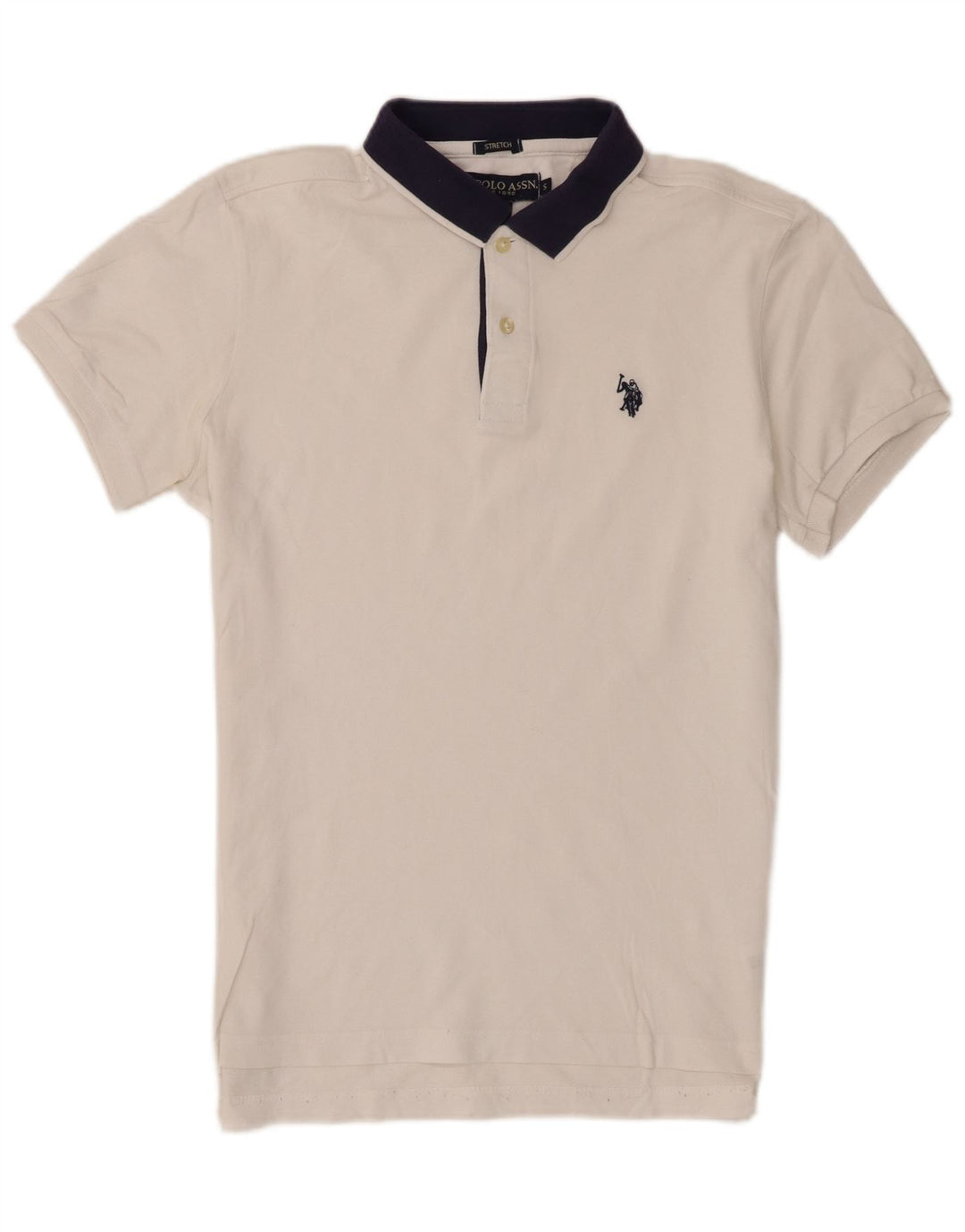 U.S. Polo Assn. Herreskjorte lille hvid Colourblock Bomuld