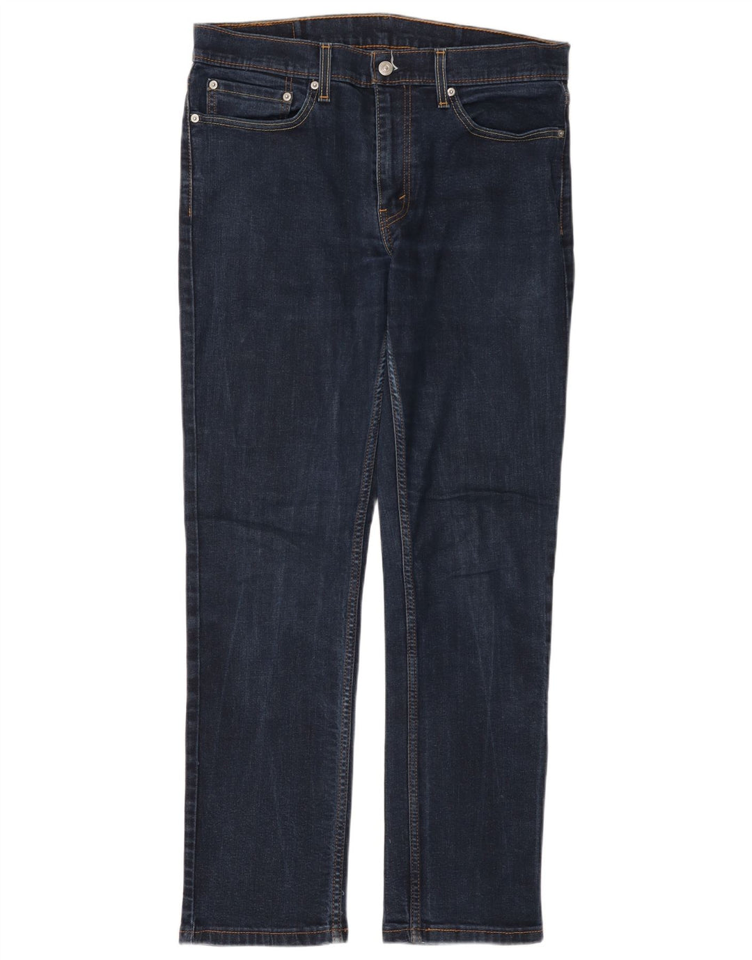 LEVI'S Herre 511 Slim Jeans W34 L32 Marineblå Bomuld