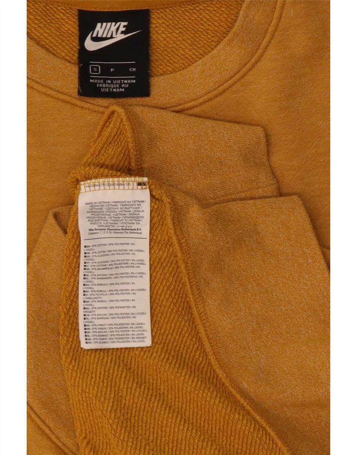 Nike Sweatshirt til mænd, lille gul bomuld