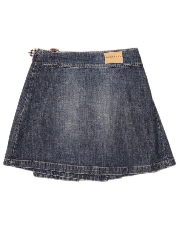 Burberry Girls Mini Denim Wrap Nederdel 9-10 år W22 Blå Bomuld