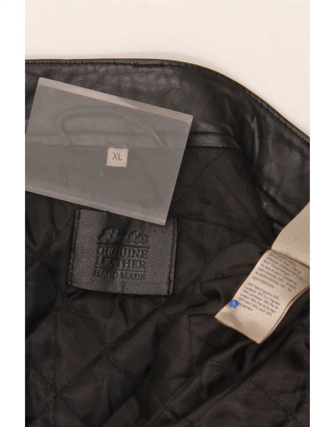 Bata Herre Læderjakke UK 42 XL Sort