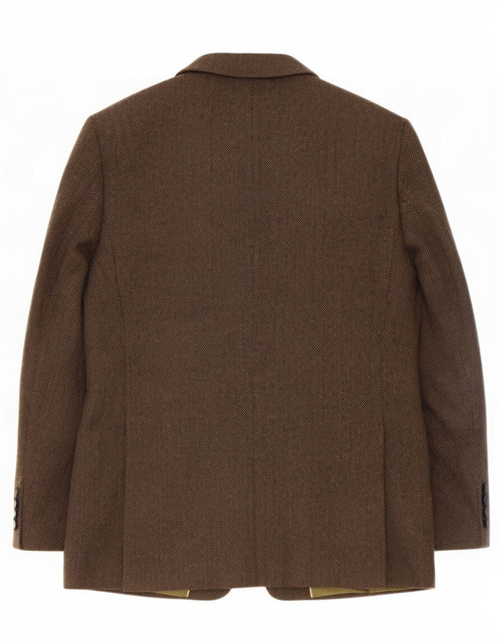 DONEGAL blazerjakke til mænd med 2 knapper UK 42 XL Khaki Sildeben Jomfruuld