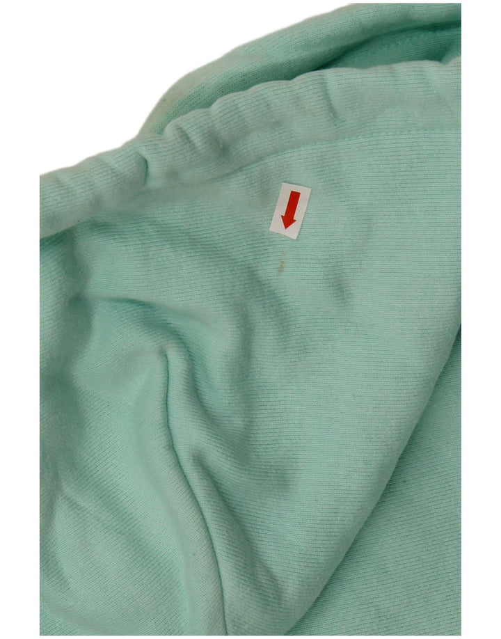 CHAMPION Womens Reverse Weave Hoodie Jumper UK 10 Small Turquoise