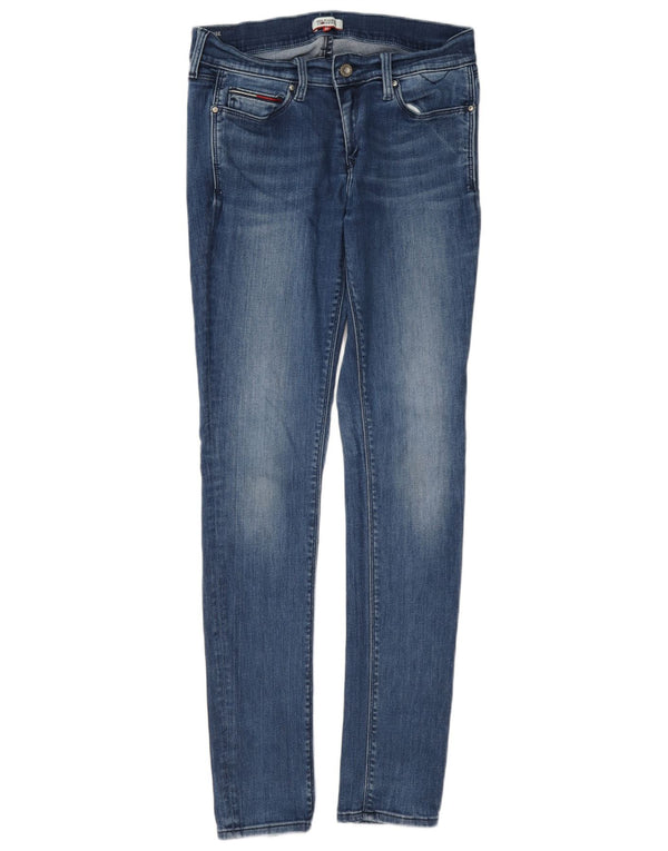 Tommy Hilfiger Dame Skinny Jeans W30 L34 Blå Bomuld