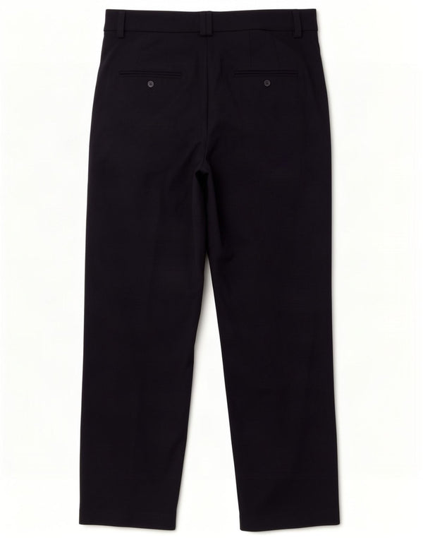 Marks & Spencer Womens Cropped Trousers UK 10 Small W32 L26 Navy Blue