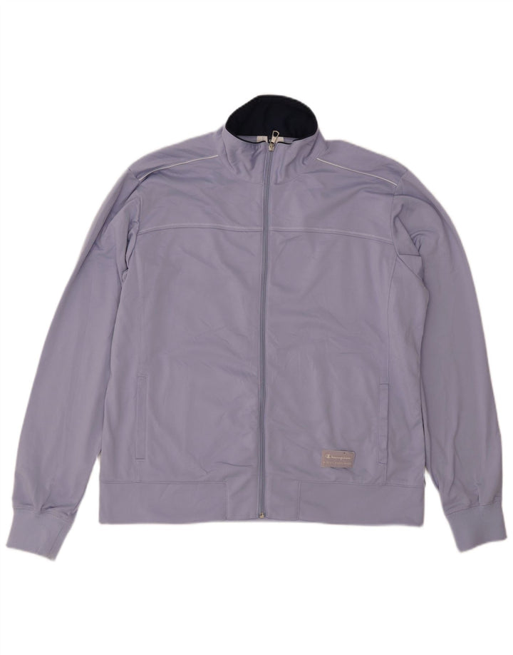 CHAMPION Træningsdragt til mænd Topjakke XL Lilla polyester