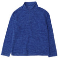 Mountain Warehouse Herre lynlås hals Fleece Jumper Lille blå Flecked Polyester