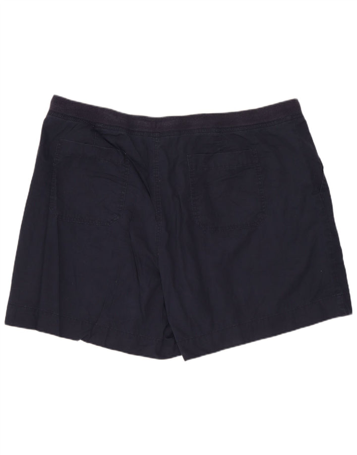 LEE Kvinder Khakis Chino Shorts US 20 3XL W40 Marineblå Bomuld