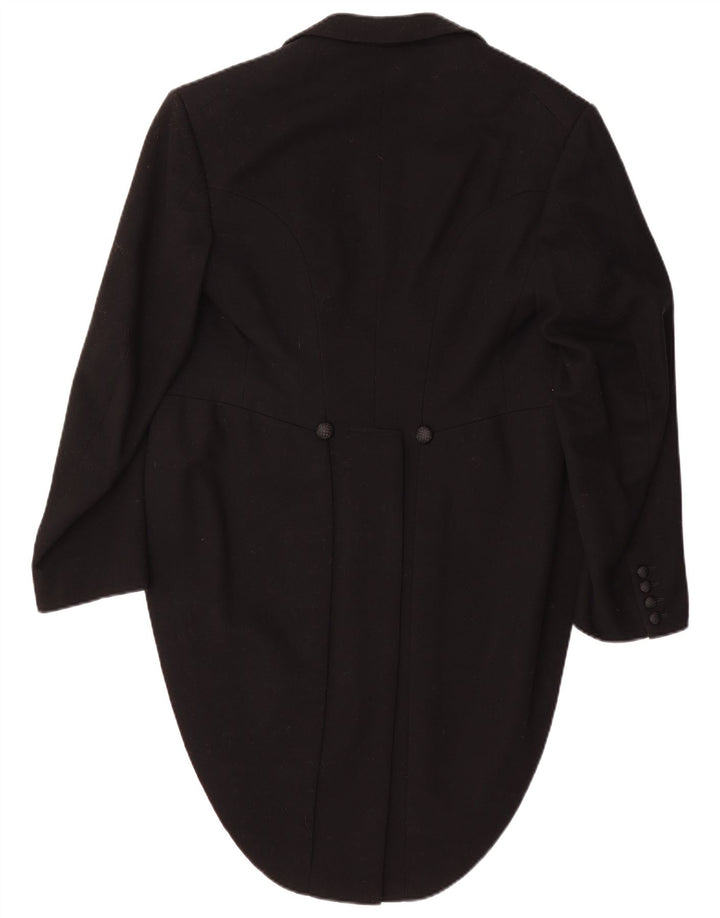 Vintage mænds tailcoat Blazer Jacket UK 36 Small Black