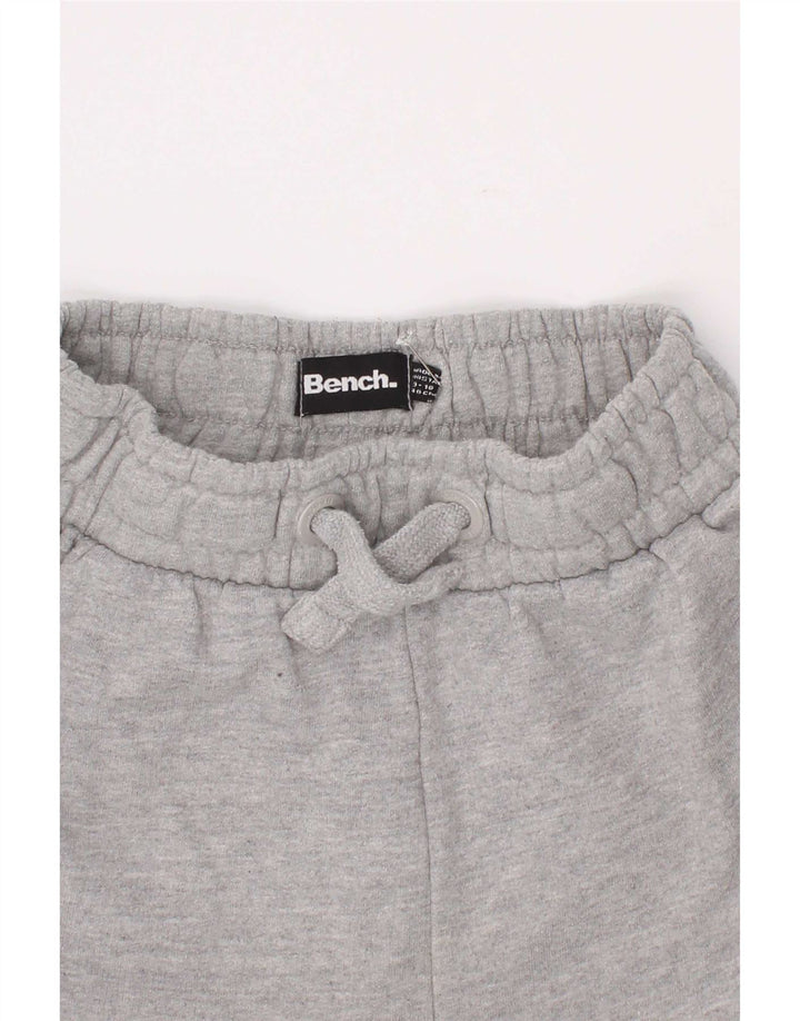 Bænk drenge grafiske sportsshorts 9-10 år grå bomuld