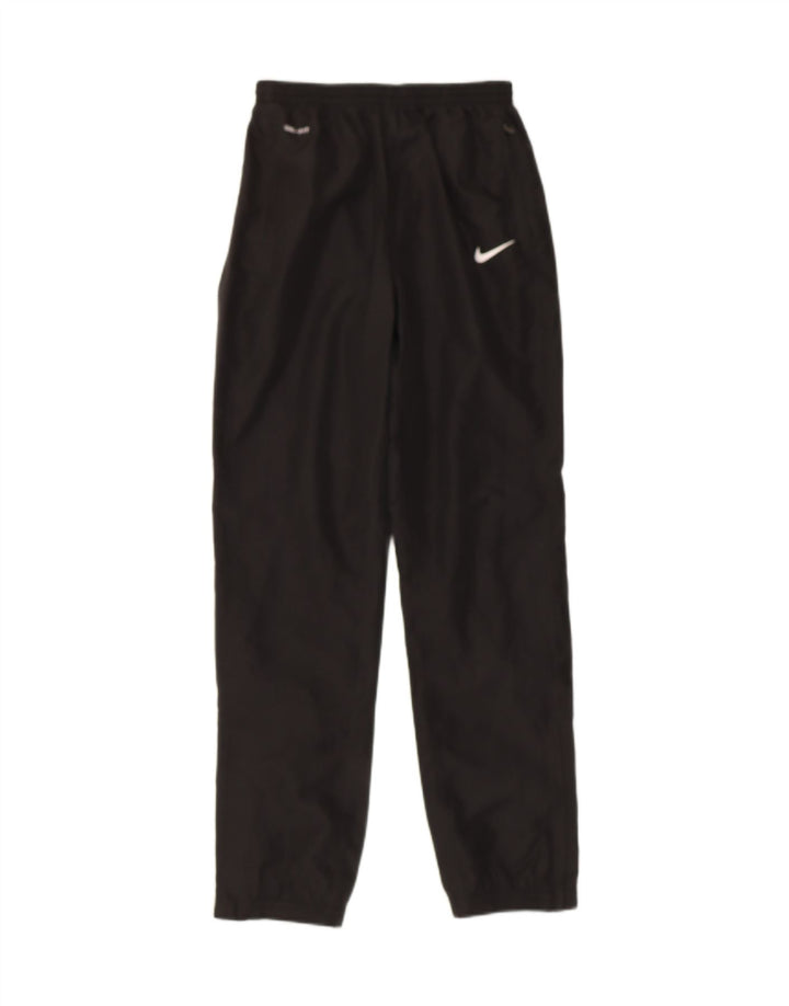NIKE Boys Dri Fit Tracksuit Trousers 13-14 Years XL Black Polyester Vintage Nike and Second-Hand Nike from Messina Hembry 