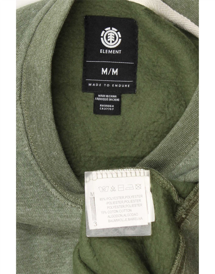 Element Herre Sweatshirt Jumper Medium Grøn Polyester