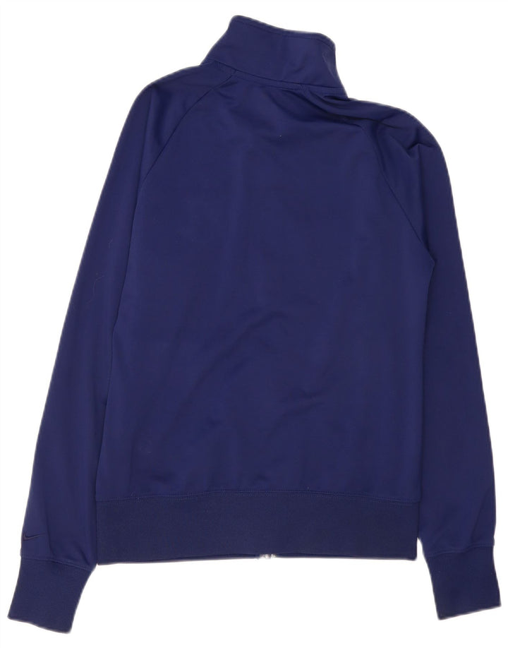 Nike Grafisk træningsdragt topjakke til kvinder UK 12 Medium Navy Blue