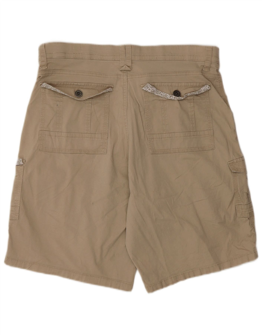 LEE Cargo Shorts til kvinder US 14 XL W34 Beige Bomuld
