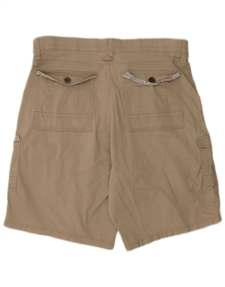 LEE Cargo Shorts til kvinder US 14 XL W34 Beige Bomuld