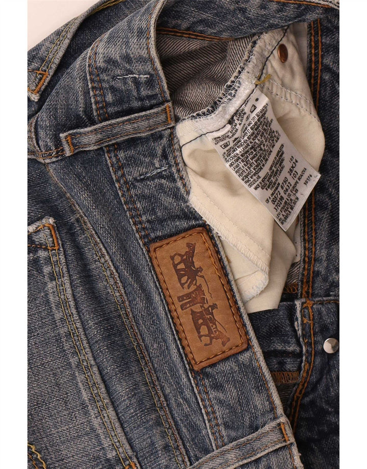 Levi's Dame 572 Bootcut Jeans W28 L34 Blå Bomuld