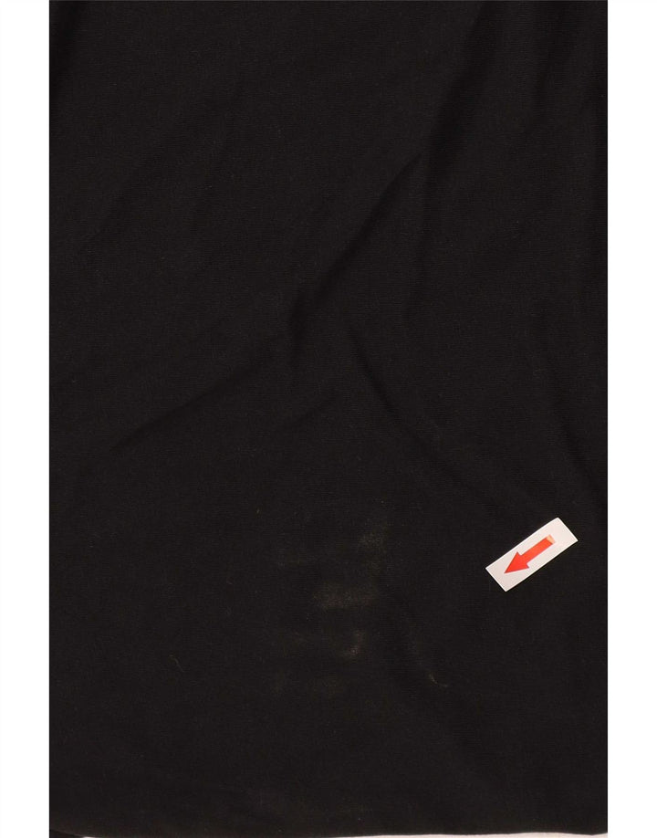 Adidas Grafisk T-shirt top til mænd, stor sort bomuld