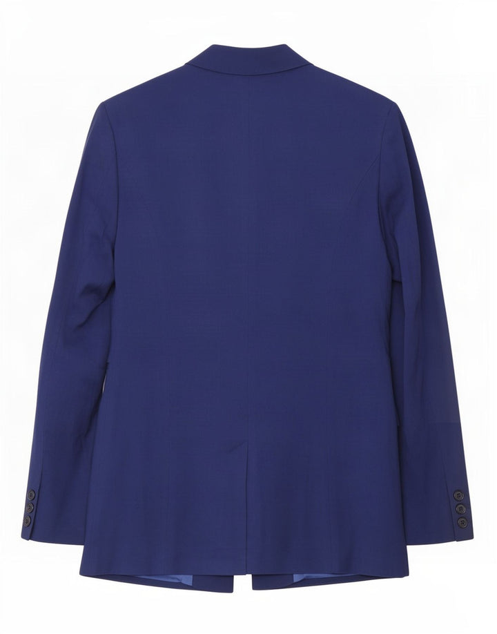 Reiss Dame 1 Knap Blazer Jacket UK 8 Small Blue Viscose