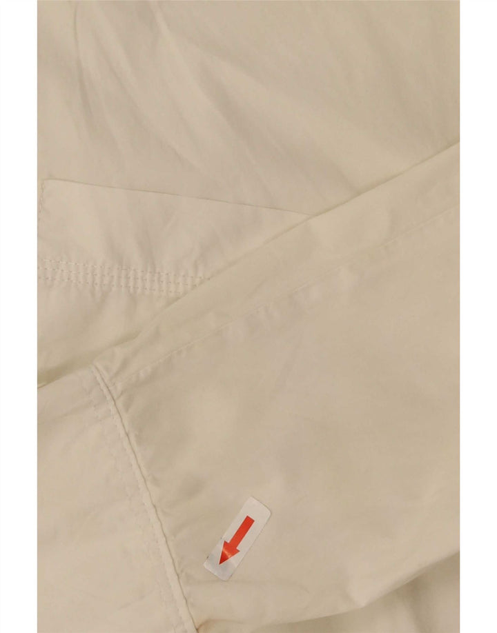 Zara Dame Oversized skjorte UK 14 Medium White Bomuld