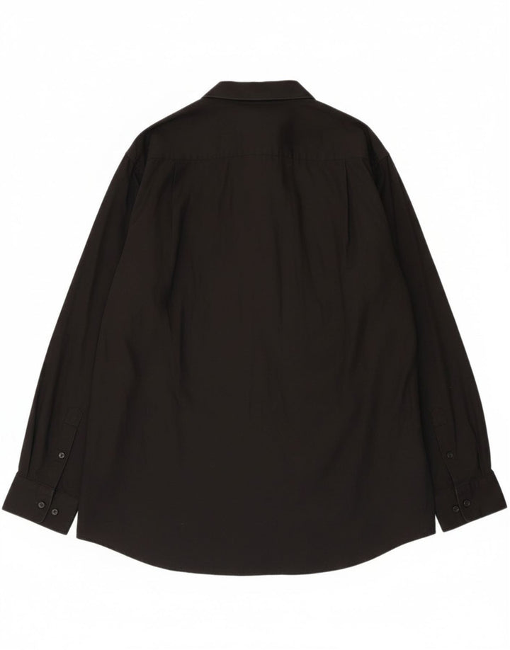 Calvin Klein herreskjorte str. 17 XL Sort bomuld