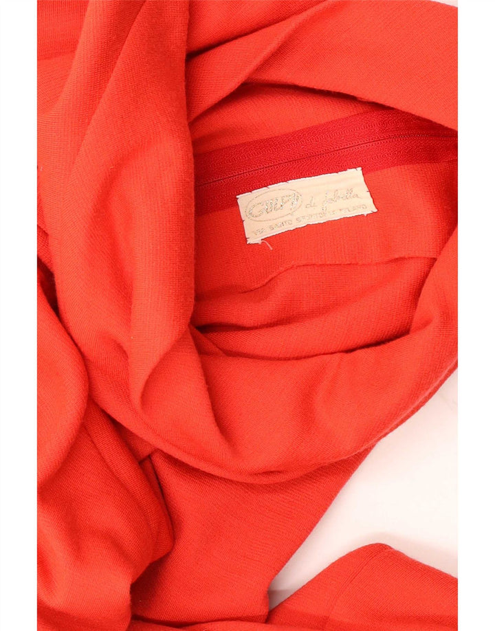 Gulp Dame 3/4 Ærmet Skede Kjole UK 12 Medium Rød