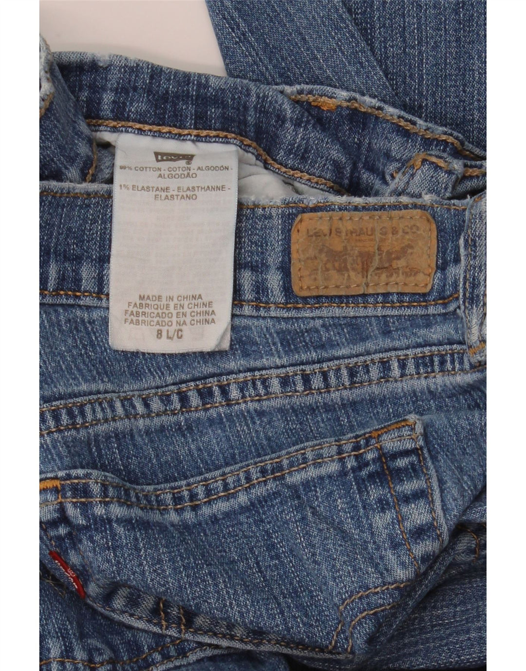 Levi's Dame 515 Bootcut Jeans US 8 Medium W30 L34 Blå Bomuld