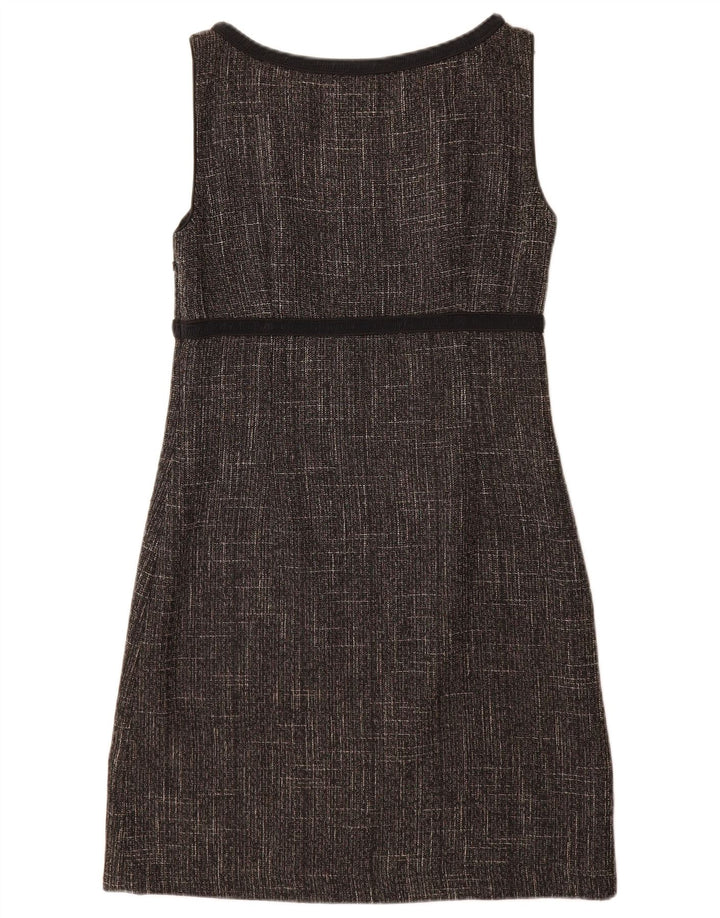 Hobbs Dame Sleeveless Sheath Dress UK 10 Small Black Polyester