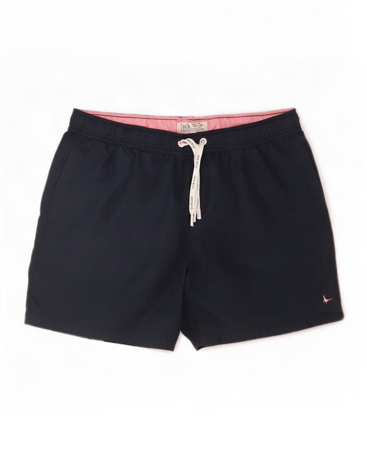 Jack Wills Badeshorts til mænd mellem marineblå polyester