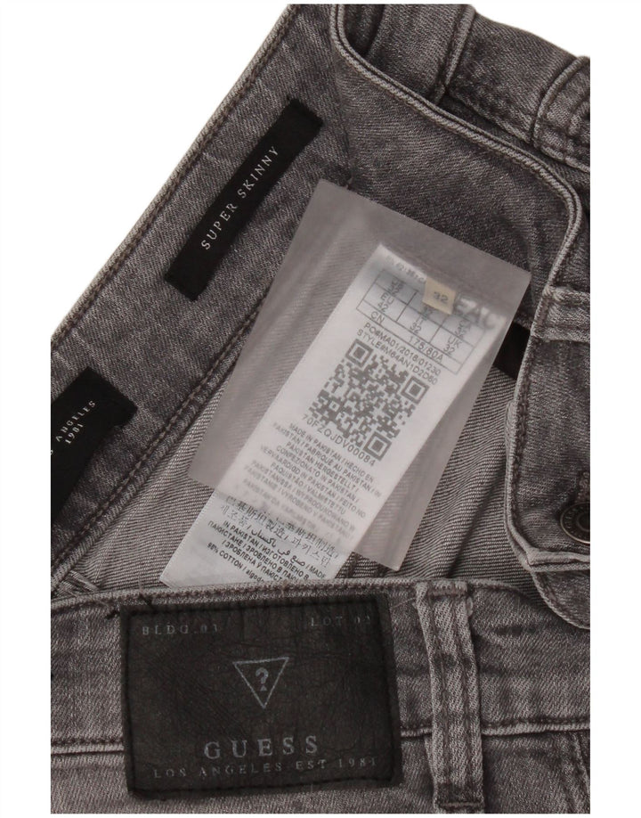 Guess Super Skinny Jeans til kvinder W32 L32 Grå bomuld