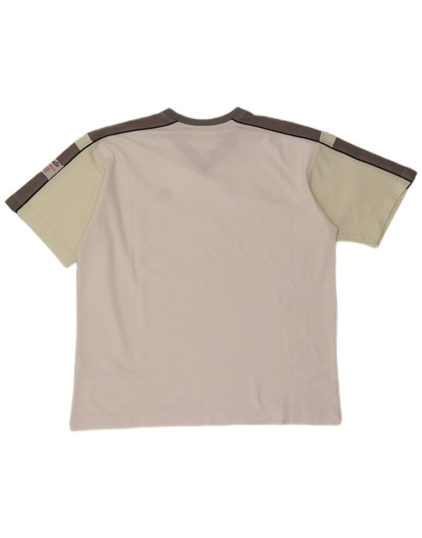 Kappa Boys T-Shirt Top 13-14 år XL Hvid Colourblock Polyester