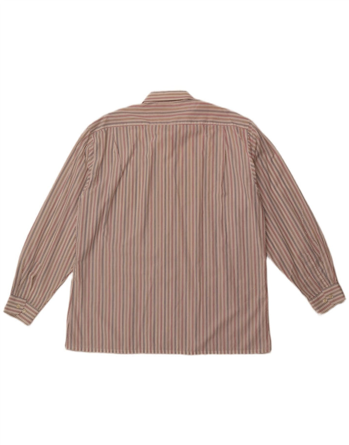 CACHAREL Herreskjorte str. 43 XL Off White Pinstripe