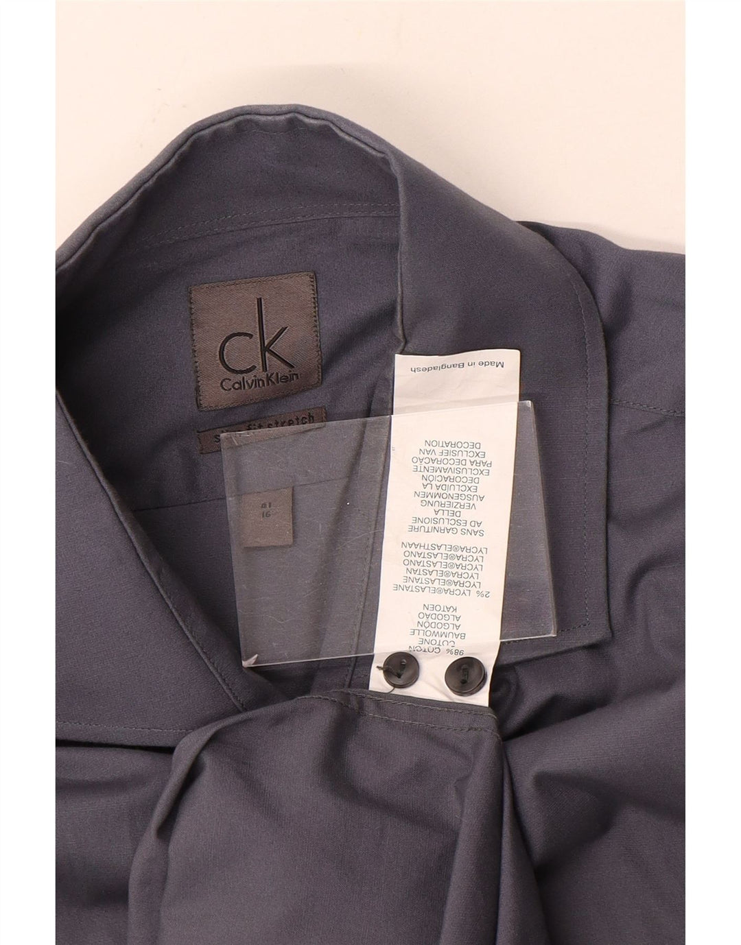 Calvin Klein Herre Str 41 16 Large Grå